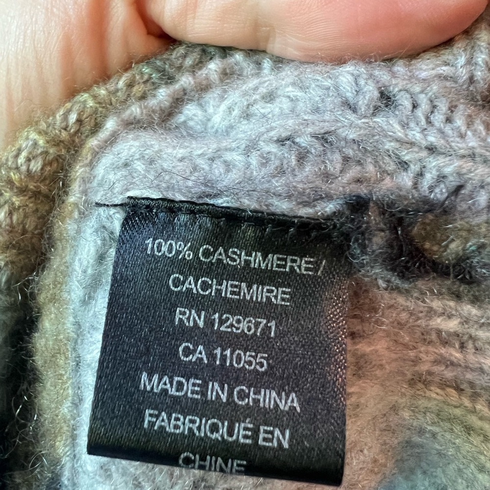 360 Cashmere Camouflage Cardigan - Picture 4 of 4